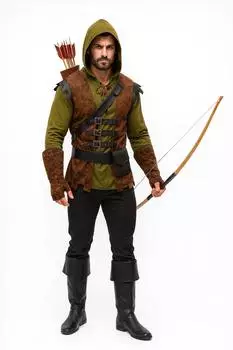 MIMIKRY Robin Hood of Sherwood Kostüm in Lederoptik 4tlg. (5934)
