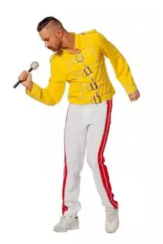 Shoperama Rockstar Kostüm Deluxe gelb
