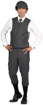 Thetru Collection Knickerbockers im Peaky Blinders-Stil grau