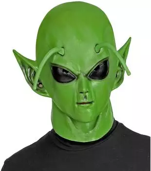 Widmann Alien Vollkopfmaske (11012532) grün