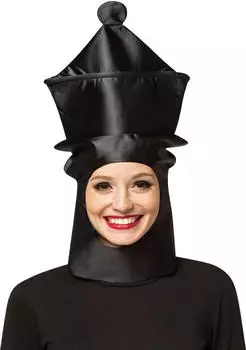 Rasta Imposta Königin Schachfigur Kostüm (GC1732) schwarz