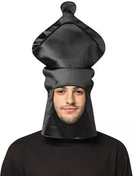 Rasta Imposta Läufer Schachfigur Kostüm (GC1734) schwarz