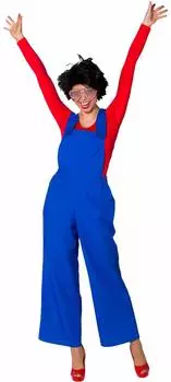Orlob Karneval Clown Latzhose (9317) blau