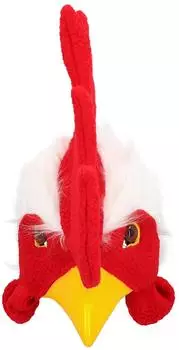 Boland Plüsch Tiermaske Halbmaske (56767) rot