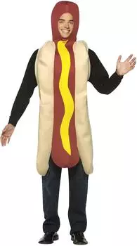 Rasta Imposta Hot Dog Kostüm (GC304) mehrfarbig