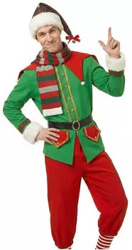 Thetru Collection Weihnachtsmann Kostüm grün