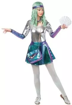 Orlob Karneval Meerjungfrau Fischschuppen Rock (41242) lila/türkis