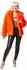 Orlob Karneval Plüschjacke 90er Retro Look mit Futterstoff Vintage Style