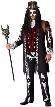 Atosa Voodoo Kostüm grau