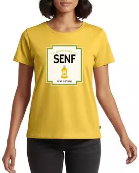 spreadshirt Senf Partner Kostüm T-Shirt gelb
