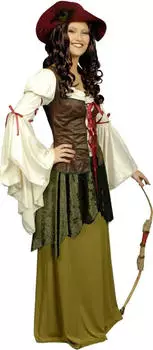 Narrenkiste Krieger Kostüm Kleid (K31250603) Gr. 44/46