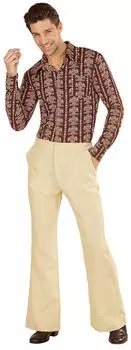 Shoperama 70er Jahre Retro Hose (3453) beige