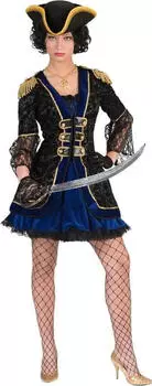 Funny Fashion Blue Eye Piratenkostüm (511022) 36-38