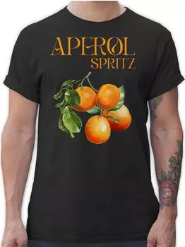 Shirtracer Aperol Spritz Kostüm T-Shirt (PV-66585236) schwarz