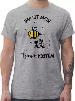 Shirtracer Das ist Mein Bienen Kostüm I Biene (PV-65732073) grau meliert
