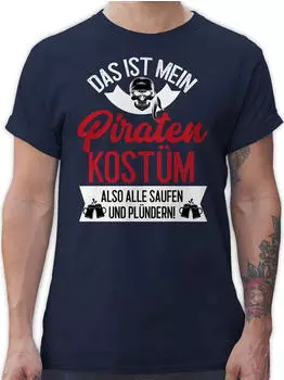 Shirtracer Das ist Mein Piraten Kostüm (PV-62151094) schwarz