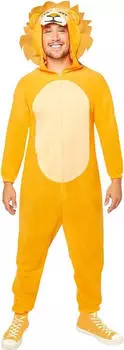 Amscan Löwen Overall Kostüm (9908780) gelb