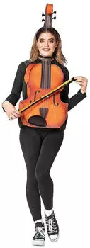 Rasta Imposta Violin Kostüm (GC1158) braun