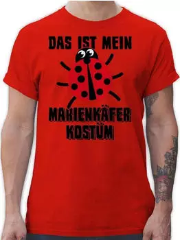Shirtracer Das ist mein Marienkäfer Kostüm rot