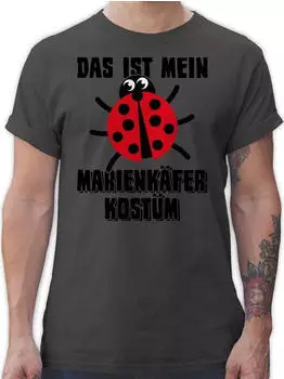 Shirtracer Das ist Mein Marienkäfer Kostüm (PV-62180231) dunkelgrau