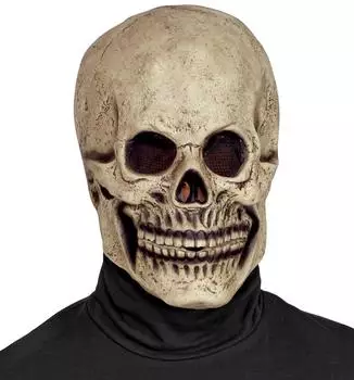 Widmann Totenkopf Vollkopfmaske Skelett (00964) beige