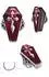 Fiestas Guirca Sarg Ring mit Kreuz Gothic Schmuck (29359) mehrfarbig