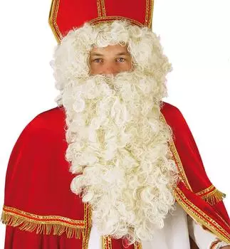 Fries Weihnachtsmann Perücke mit Bart Set (35487)