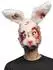 Boland Animal Mask Bloody Rabbit aus Plüsch (72345) weiß