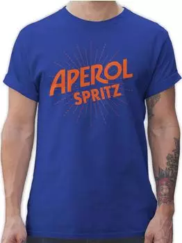 Shirtracer Aperol Spritz Kostüm T-Shirt (PV-66527794) royalblau