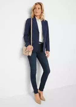bonprix Hosenanzug Slim Fit dunkelblau