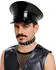 Fiestas Guirca Polizeihut mit Federn / Beerking T-Shirt / Rosa Polizeihut mit bunten Steinen Kostümzubehör (23128) schwarz