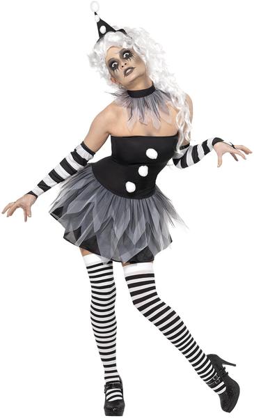 Smiffy's Sinister Pierrot Costume Gr. L (34226)