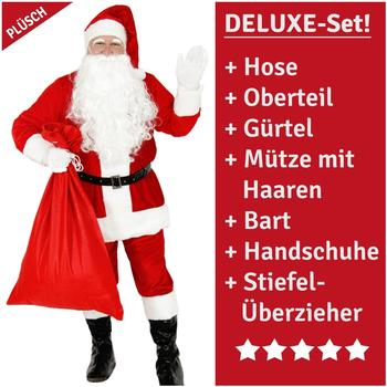 Foxxeo Deluxe Weihnachtsmannkostüm (10859)
