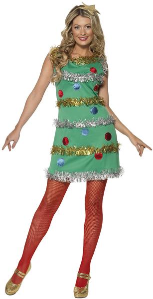 Smiffy's Weihnachtsbaum Kleid M (36992)