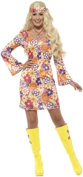 Smiffy's Flower Hippie Kostüm Gr. XS (45520)