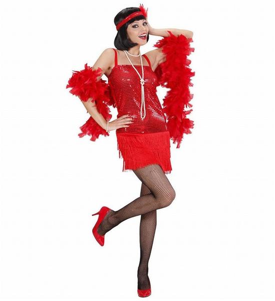 Widmann 20er Jahre Charleston Kostüm Gr. M (7032) rot