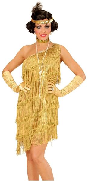 Widmannsrl 20er Jahre Charleston Kostüm Gr. L (7355) gold
