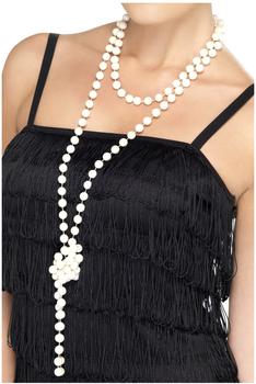 Smiffy's 20er Jahre Perlenkette 180 cm (22515)