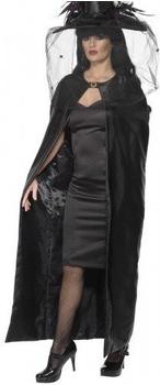 Smiffy's Deluxe Witches Cape black (36934)