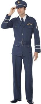 Smiffy's 2. Weltkrieg Air Force Pilot Kostüm L