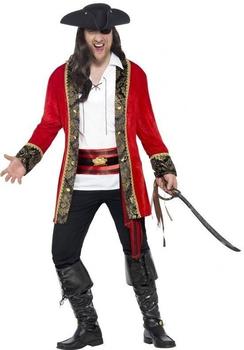 Smiffy's Piratenkapitän Jackson Herrenkostüm L