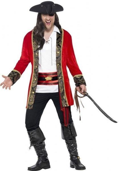 Smiffy's Piratenkapitän Jackson Herrenkostüm L
