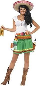 Smiffy's Tequila Shooter Mexikanerin Kostüm M