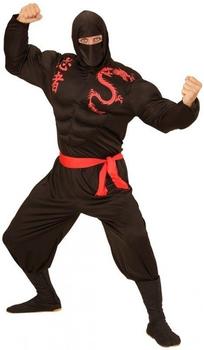 Widmannsrl Super Ninja Fighter Kostüm L