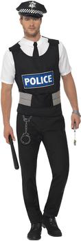 Smiffy's British Cop Polizei Kostüm M