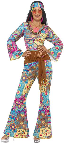Smiffy's Flower-Power Hippie Lady Kostüm S