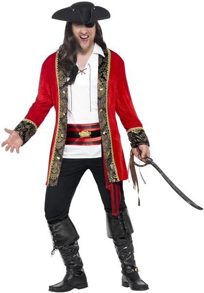 Smiffy's Piratenkapitän Jackson Herrenkostüm XL