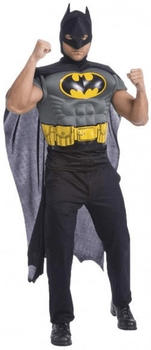 Rubie´s Batman MC Chest Top grey (880528)