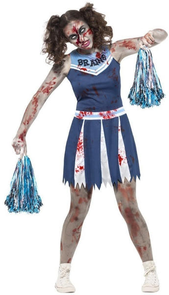 Smiffy's Zombie Cheerleader Blue 45614