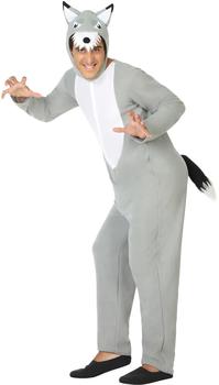 Atosa Grey wolf costume adult